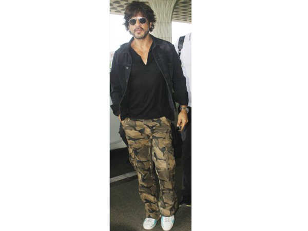 Shahrukh Khan in Denim Jacket and Cargo Pants