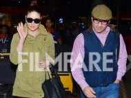 Saif Ali Khan and Kareena Kapoor Khan return from London