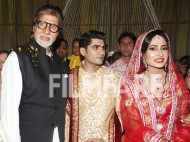 Amitabh Bachchan attends Ali Khan's daughter's reception
