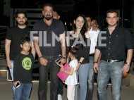 Sanjay Dutt spends time with family