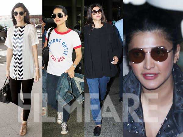 Photos: Diana Penty, Sunny Leone, Sushmita Sen and Shruti Haasan  look stylish as ever at the airport