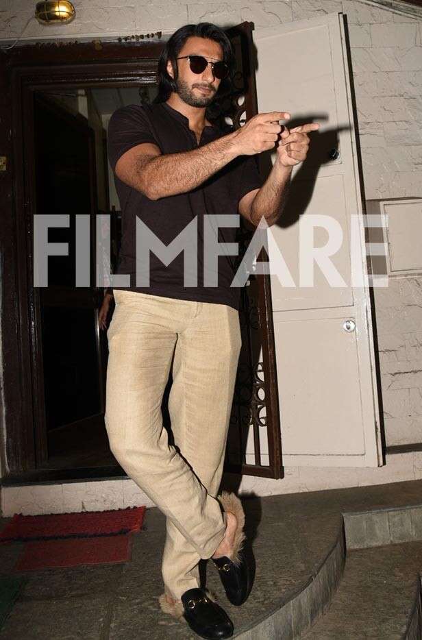 What's that on Ranveer Singh's shoes?  filmfare.com