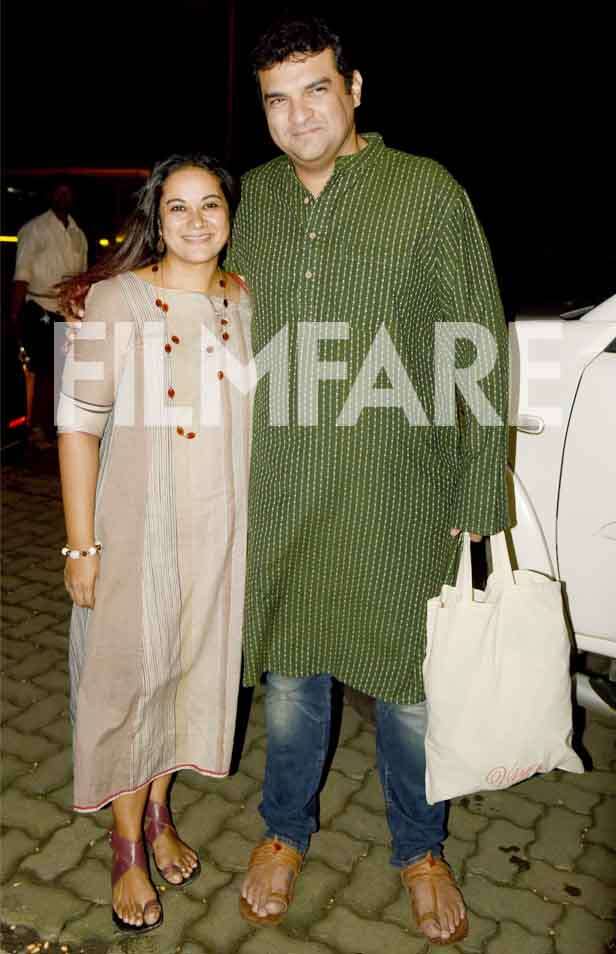Aditya Roy Kapur, Shayonti Roy Kapur and Karisma Kapoor spotted at