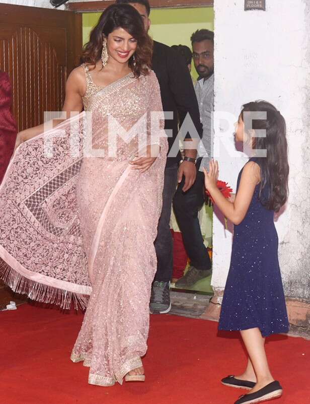 priyanka chopra in sabyasachi saree