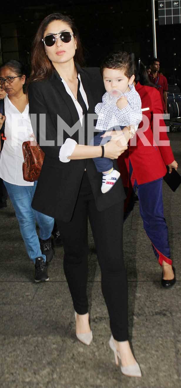Kareena Kapoor Khan and Taimur Ali Khan