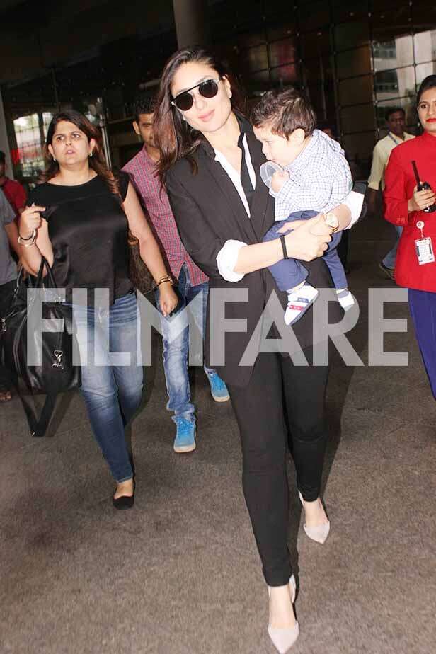 Kareena Kapoor Khan and Taimur Ali Khan