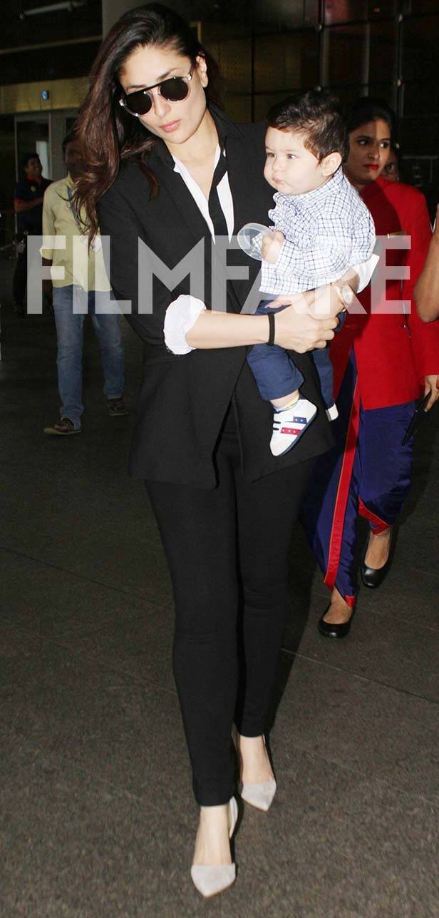 Kareena Kapoor Khan and Taimur Ali Khan