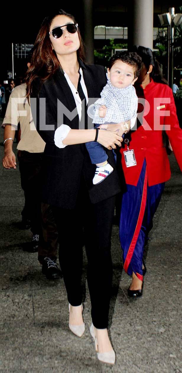 Kareena Kapoor Khan and Taimur Ali Khan