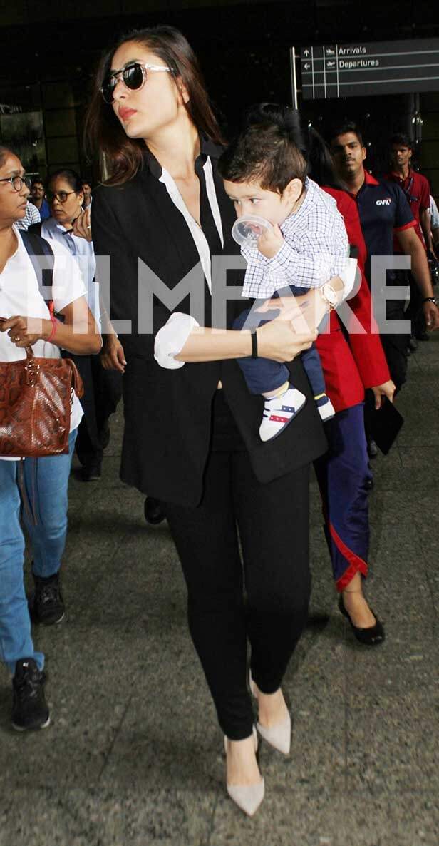 Kareena Kapoor Khan and Taimur Ali Khan