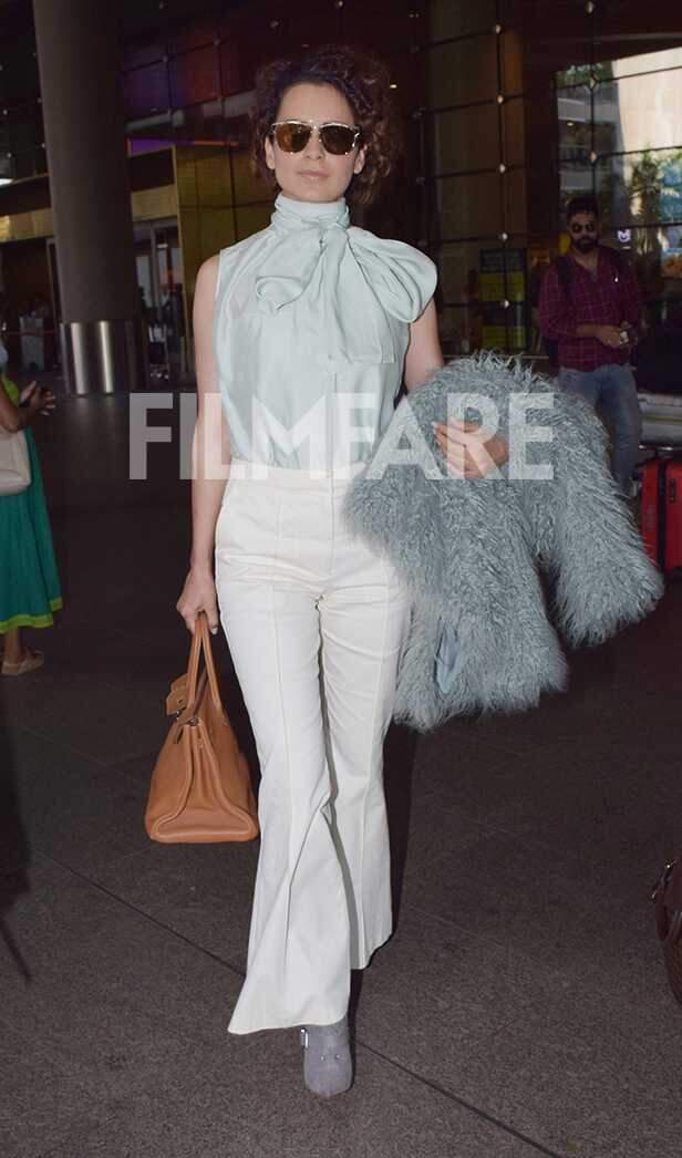 Deepika Padukone and Mrunal Thakur clicked in athleisure attires at the  airport