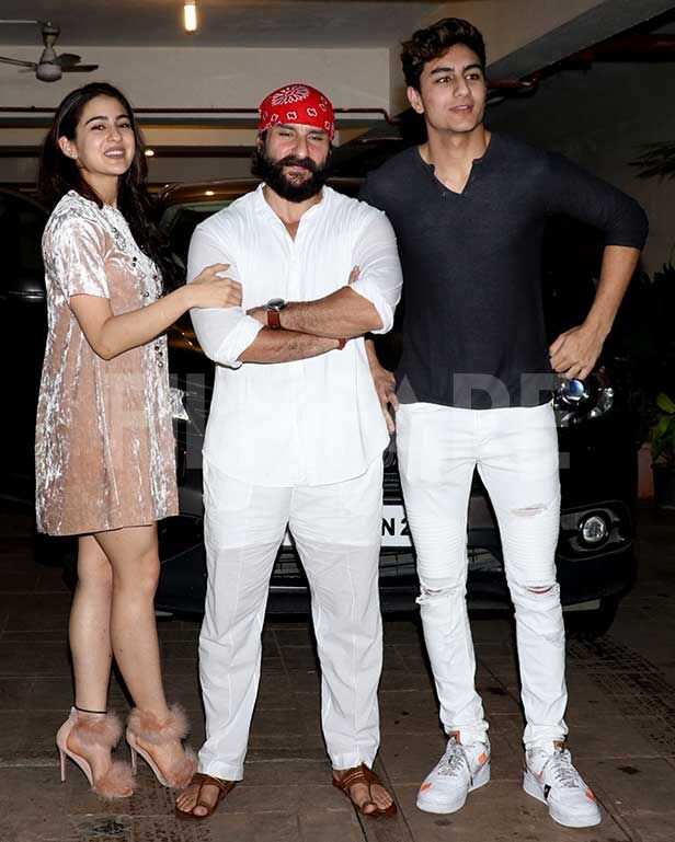 The Pataudis and Kapoors join Saif Ali Khan for his 48th birthday bash ...