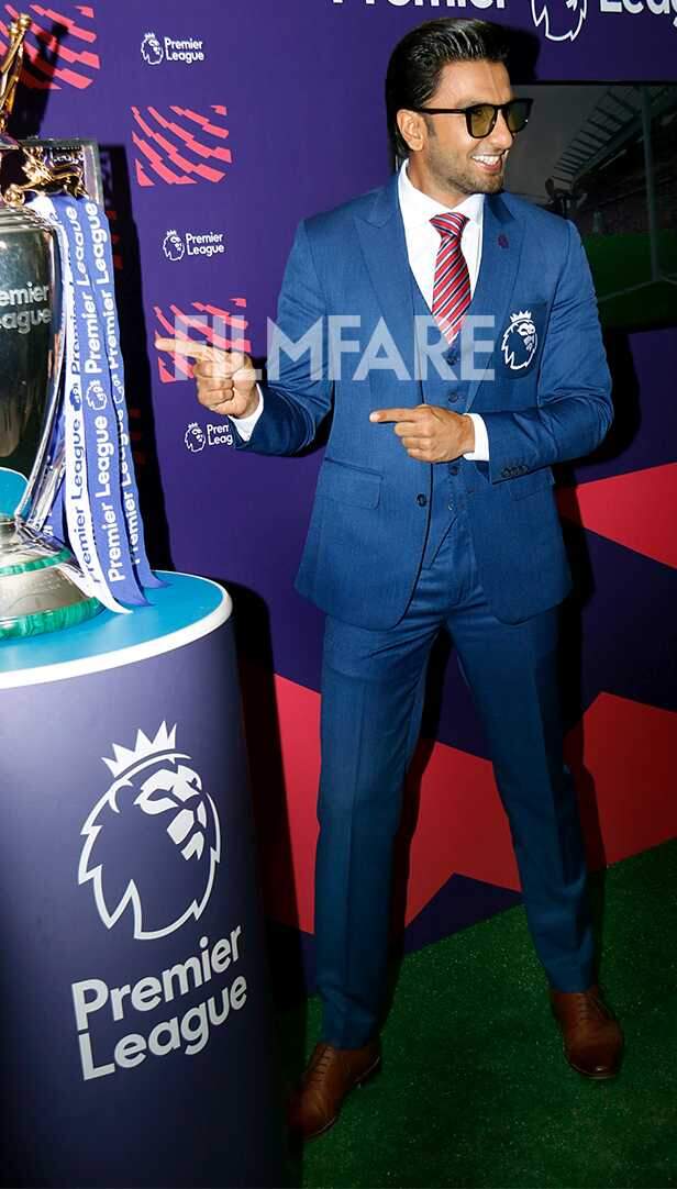 Ranveer Singh Soaks In Premier League Action As A Football Fanboy Meeting  Legends Of The Game In The UK: It Has Been A Remarkable Experience