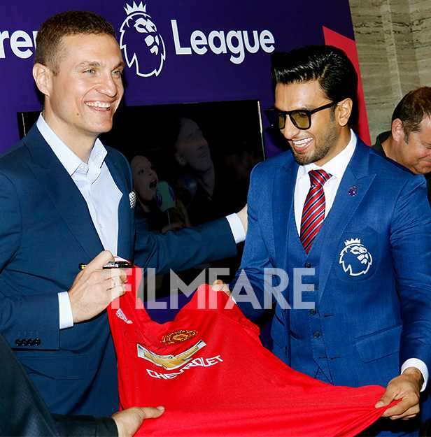 Ranveer Singh Soaks In Premier League Action As A Football Fanboy Meeting  Legends Of The Game In The UK: It Has Been A Remarkable Experience