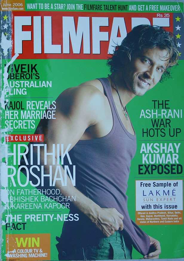 Take A Look At Hrithik Roshan S Best Filmfare Covers Till Date