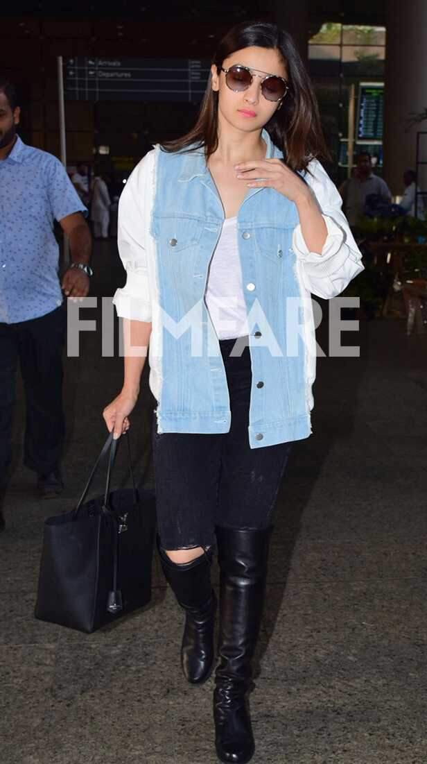 Ranbir Kapoor and Alia Bhatt return to Mumbai after prepping for ...