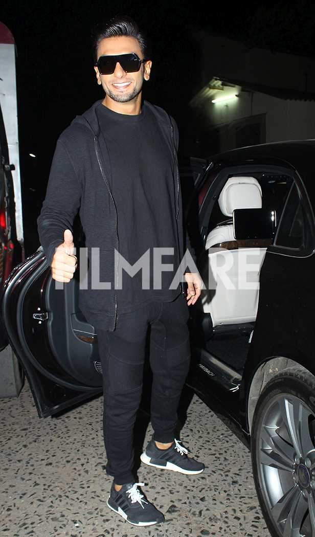 Ranveer Singh is nailing the edgy biker boy look in a funky black