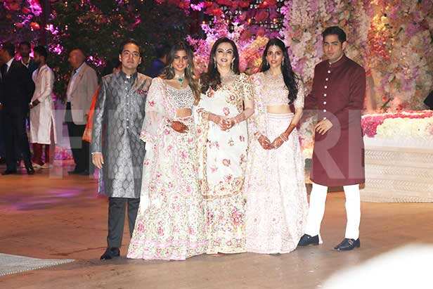 Snapped: Akash Ambani And Shloka Mehta At Their Engagement Ceremony 