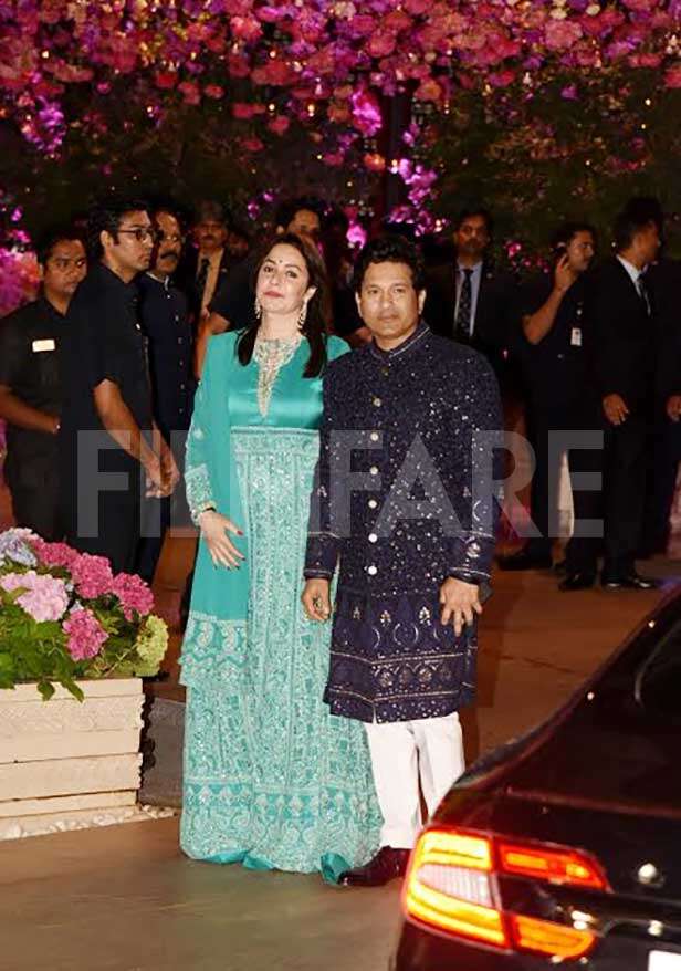 Vidya Balan, Anil Kapoor, Sachin Tendulkar attend Akash Ambani & Shloka ...