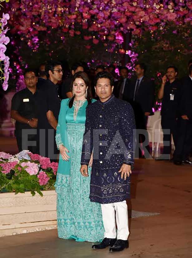 Vidya Balan, Anil Kapoor, Sachin Tendulkar attend Akash Ambani & Shloka ...