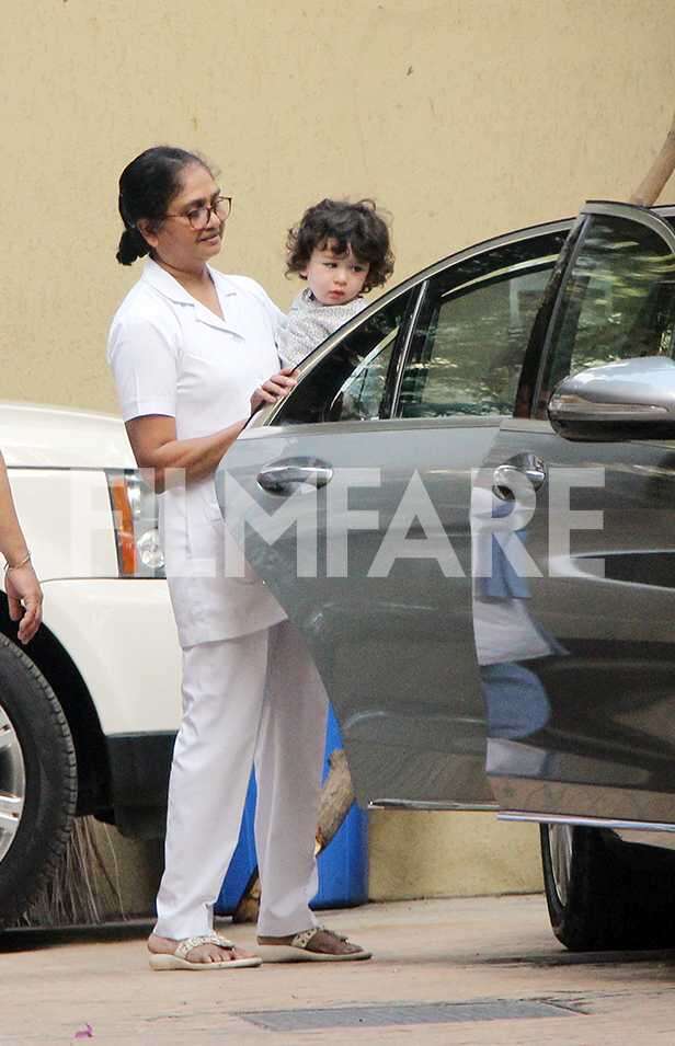 Taimur Ali Khan Looks Adorable With Mom Kareena Kapoor Khan