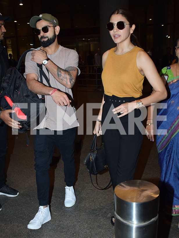 Virat Kohli And Anushka Sharma Return To Bay Post Their Special ...