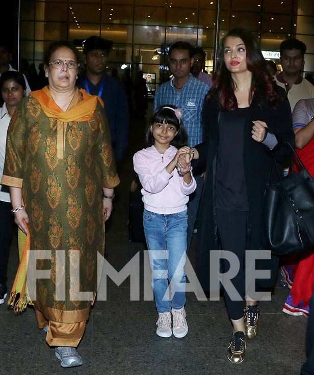 Aishwarya Rai Bachchan and Aaradhya Bachchan back in the bay | Filmfare.com