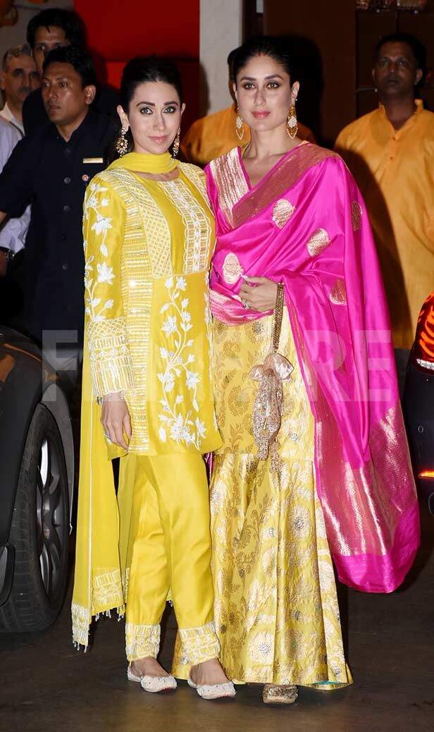 Kareena Kapoor Khan and Karisma Kapoor dazzle at Ambani's bash