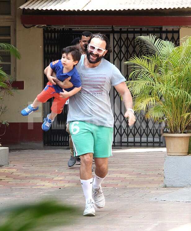 Saif Ali Khan and Taimur Ali Khan’s latest pictures are too cute to ...