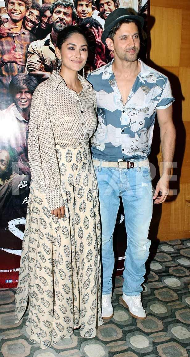 Mrunal thakur and store hrithik roshan