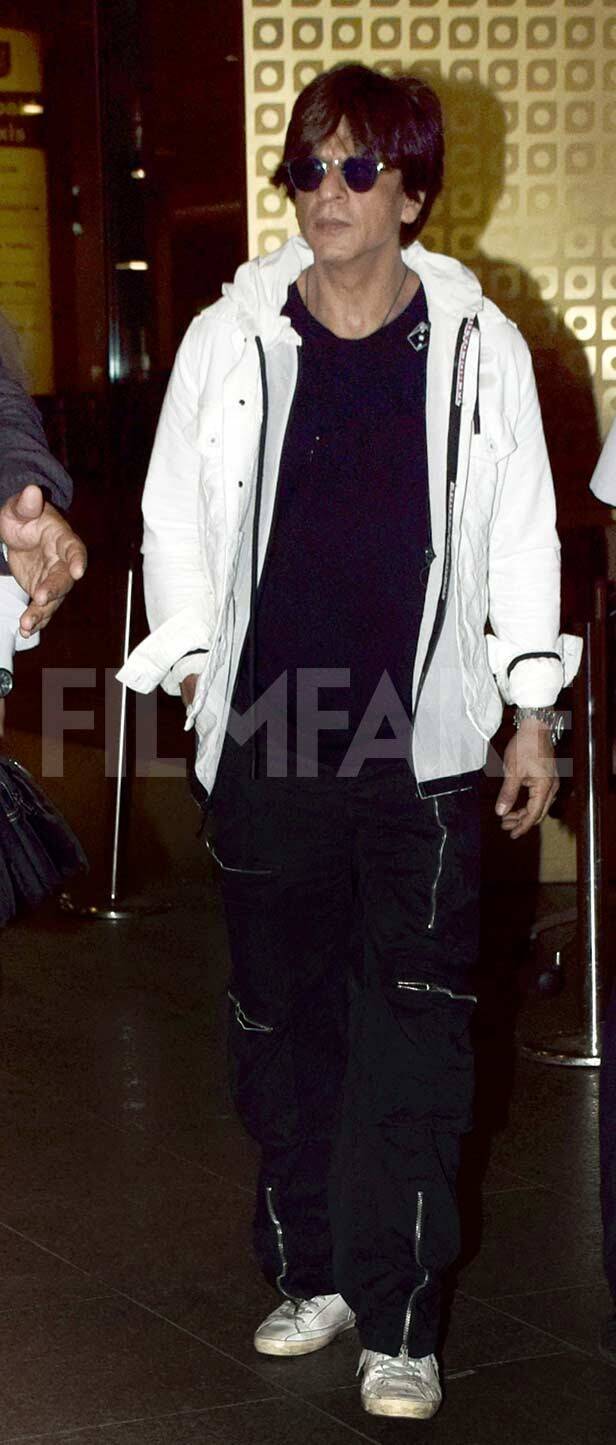 Shah Rukh Khan is back in Mumbai after a short trip to New York ...