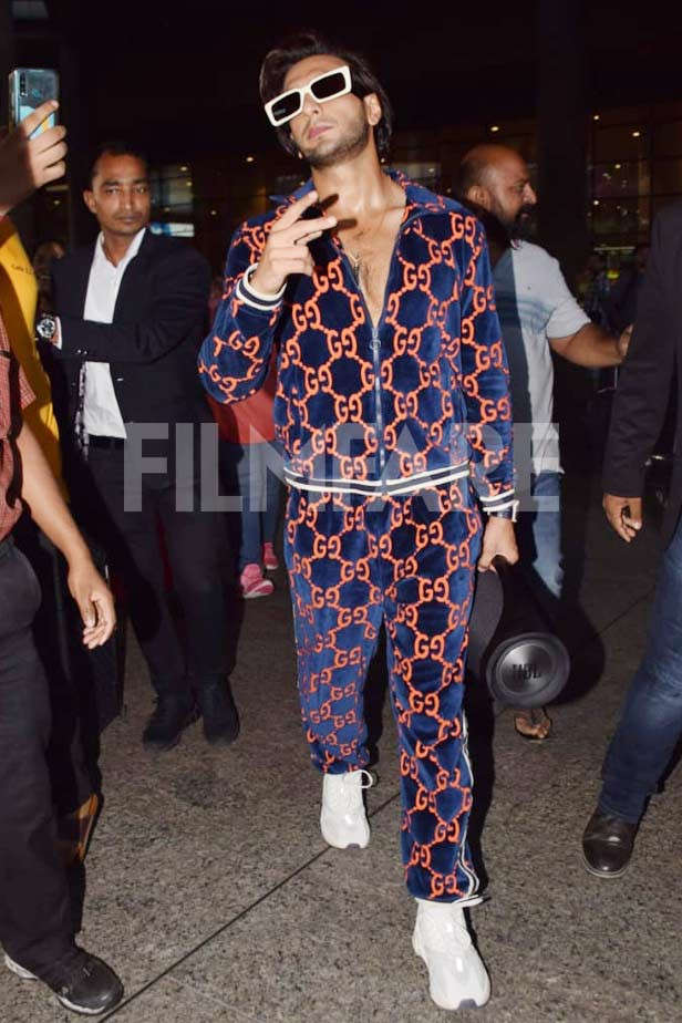 Ranveer Singh aces two airport looks with effortless swag | Filmfare.com