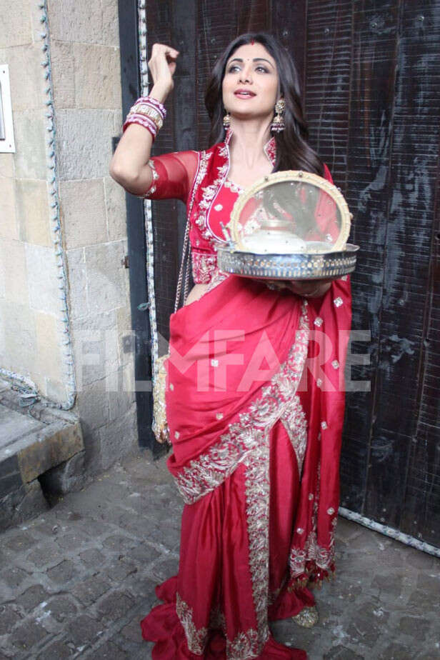 Raveena Tandon, Shilpa Shetty Kundra and more celebrate Karva Chauth