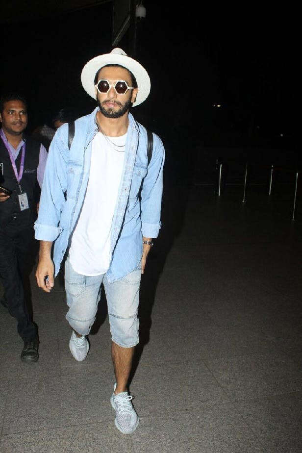 15 times Ranveer Singh ditched quirky and sported simple airport looks