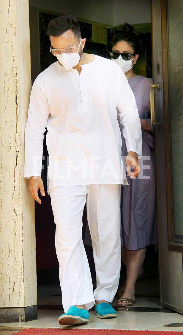 Saif ali khan in white kurta pajama hot sale