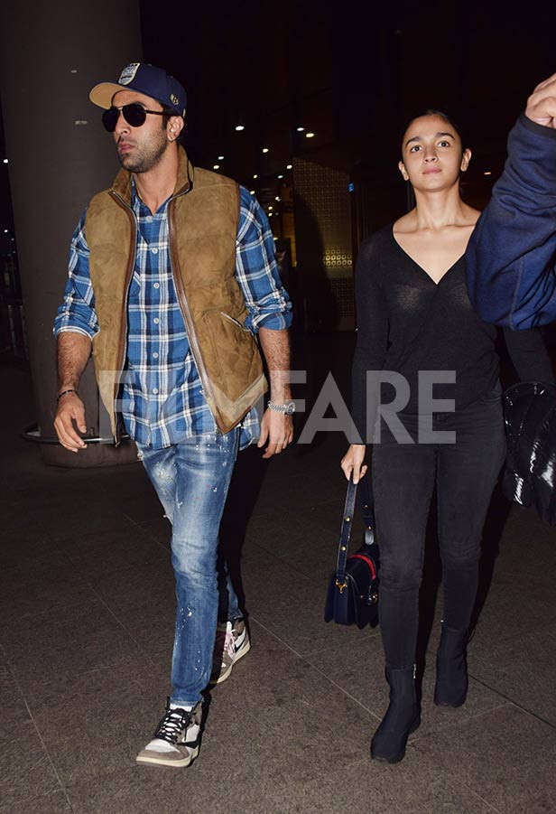 Ranbir Kapoor Looks Dapper In Casual Wear Donning A Cap With