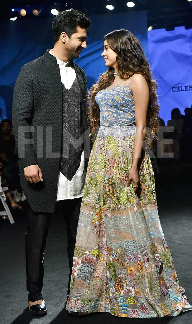 Takht duo Vicky Kaushal and Janhvi Kapoor set the ramp on