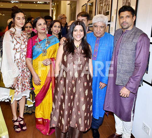 All pictures from Javed Akhtar's pre 75th birthday celebration ...