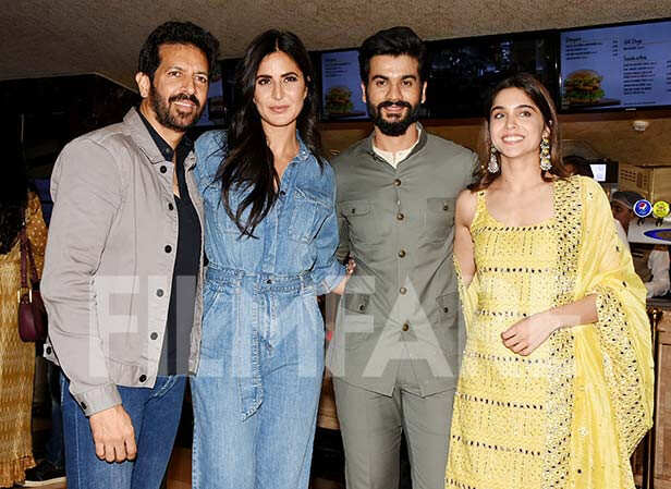 Katrina Kaif and Vicky Kaushal snapped at the launch of Sunny Kaushal’s