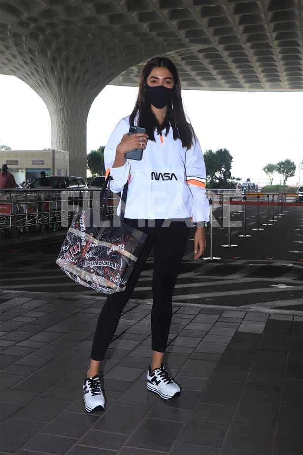 Pooja Hedge slays casual airport look with ₹1.3 lakh Louis