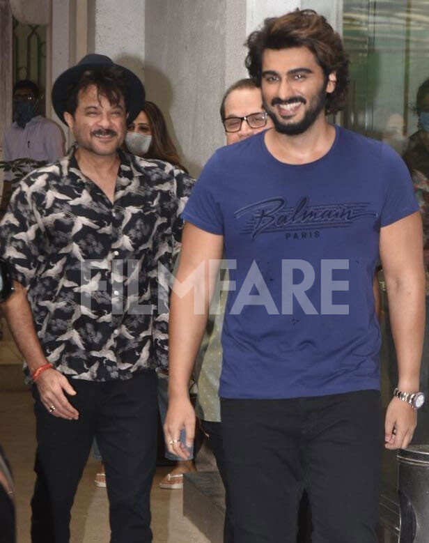 Anil Kapoor, Arjun Kapoor, Ramesh Taurani