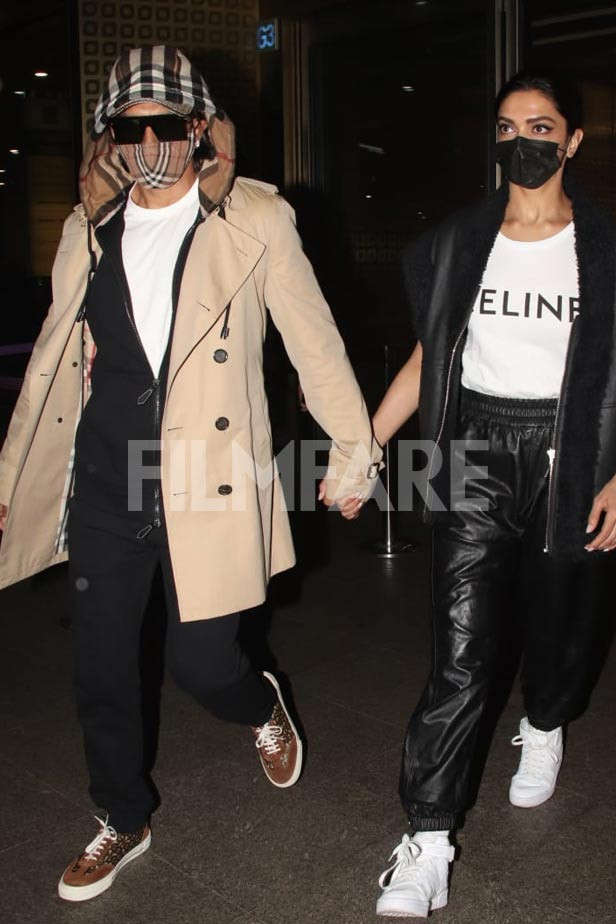 Ranveer Singh, Deepika Padukone are back in the town after promoting 83 in  Saudi Arabi