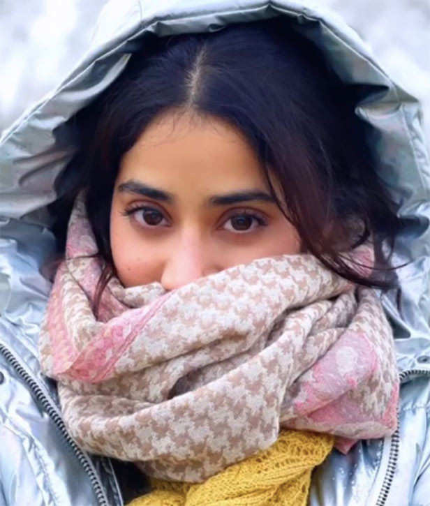 Janhvi Kapoor in comfy hoodie and mini shorts proves winter wear