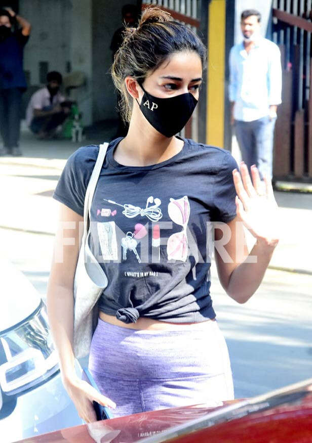 Photos: Ananya Panday spotted at her yoga class | Filmfare.com