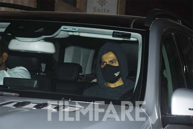 , Varun Dhawan clicked post a late-night workout session,