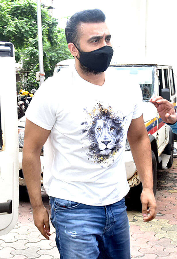 Photos: Raj Kundra taken into police custody till July 23 | Filmfare.com