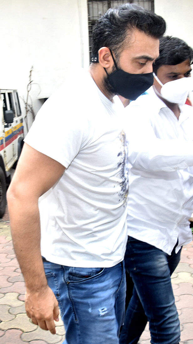 Photos: Raj Kundra taken into police custody till July 23 | Filmfare.com