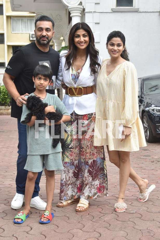 Raj Kundra, Viaan Raj Kundra, Shilpa Shetty Kundra, Shamita Shetty