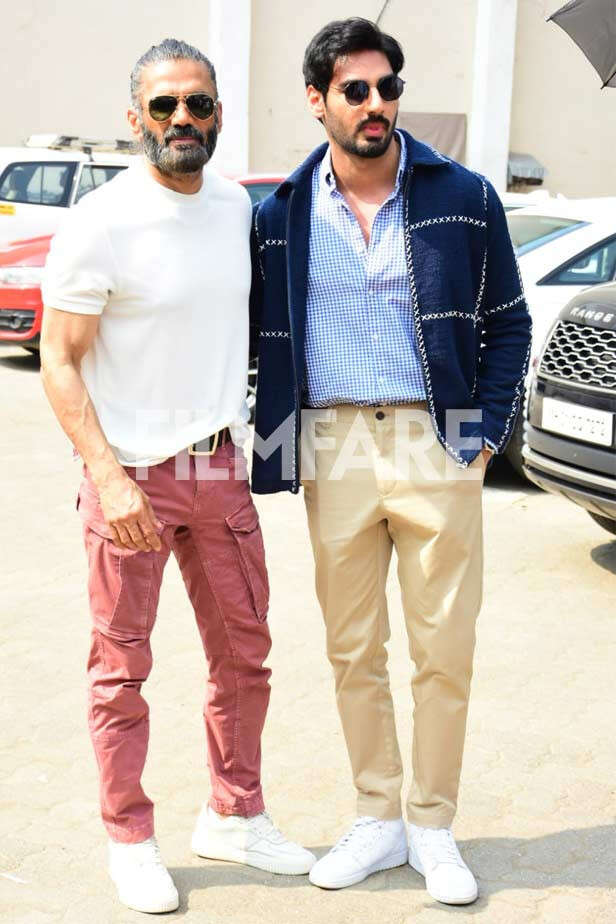 Sunil Shetty, Ahan Shetty