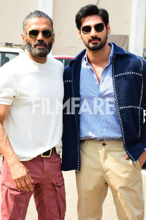 Sunil Shetty, Ahan Shetty