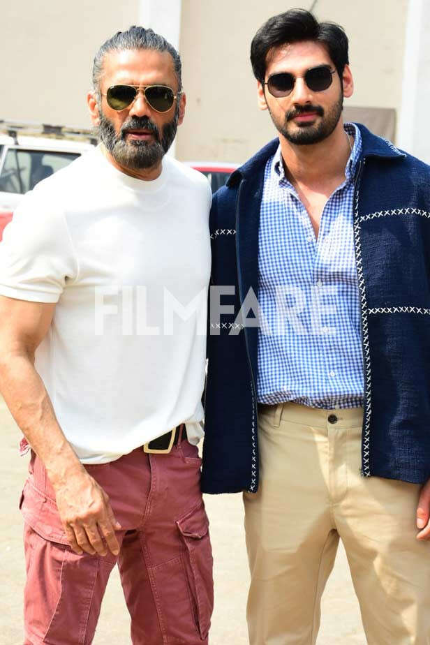 Sunil Shetty, Ahan Shetty